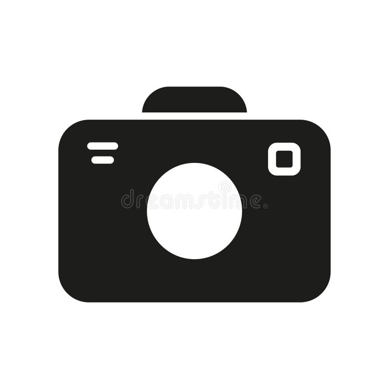 conjunto de iconos de silueta negra de grabación de cámara de vídeo  fotográfica. pictograma de teléfono