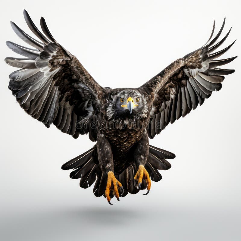 Fotorealistischer Weißadler : Hochwertige Ultrahochauflösende Kunstwerke vektor abbildung