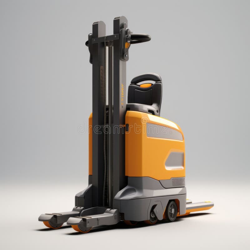 Fotorealistisk 3d-rendering av walkie-stapel med mätbart ljus royaltyfri illustrationer