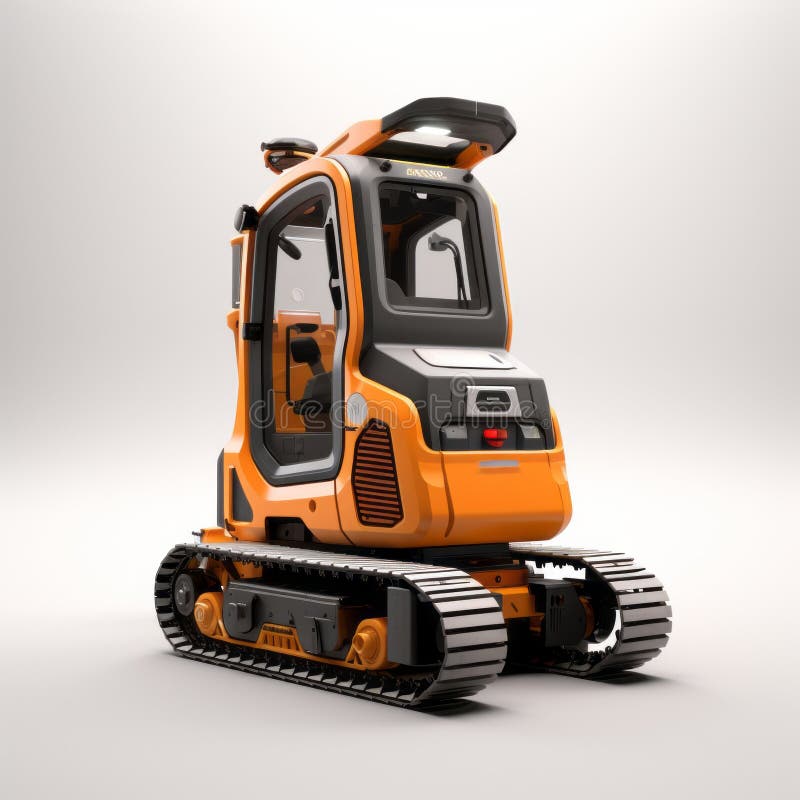 Fotorealistisk 3d-rendering av walkie-stapel med mätbart ljus stock illustrationer