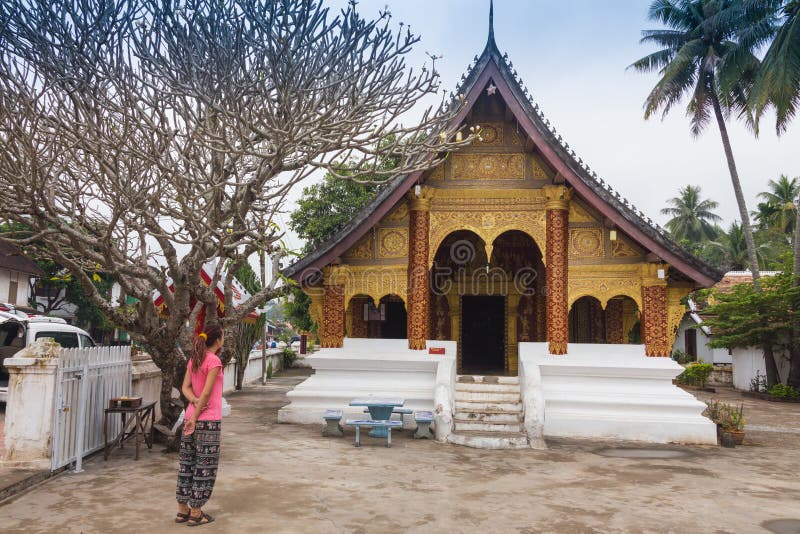 Fotvandrareresande med ryggsäcken och blickar på buddistiska stupas myanmar arkivbilder Fotvandrareresande med ryggsäcken och blickar på buddistiska stupas myanmar arkivbilder