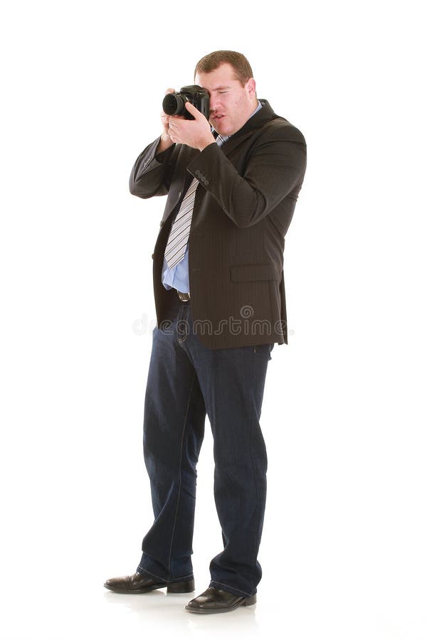 Fotógrafo imagem de stock royalty free Fotógrafo imagem de stock royalty free
