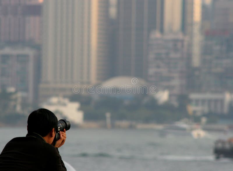 Fotógrafo imagem de stock royalty free Fotógrafo imagem de stock royalty free