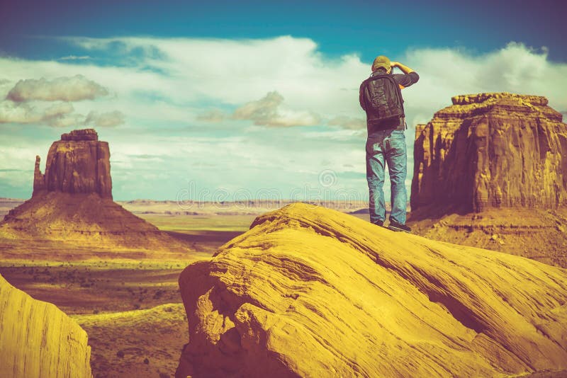 Fotógrafo da natureza fotografia de stock royalty free