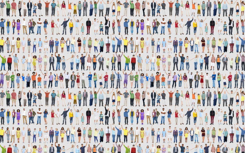 Foule C de la Communauté de bonheur de célébration de succès de diversité de personnes Foule C de la Communauté de bonheur de célébration de succès de diversité de personnes