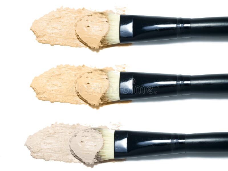 Foundation samples and brushes