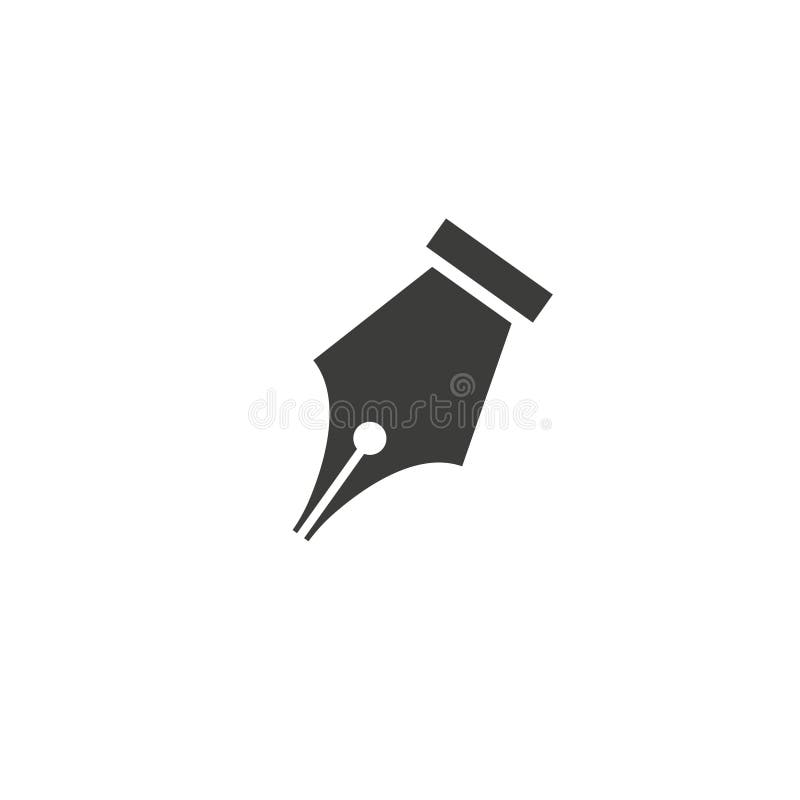 Founne nib o suggerimento per scrivere l'icona vettoriale piatta per app e siti Web royalty illustrazione gratis Founne nib o suggerimento per scrivere l'icona vettoriale piatta per app e siti Web royalty illustrazione gratis