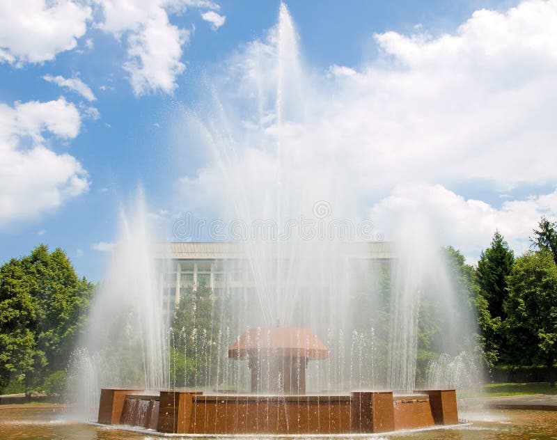 Fountain in Almaty