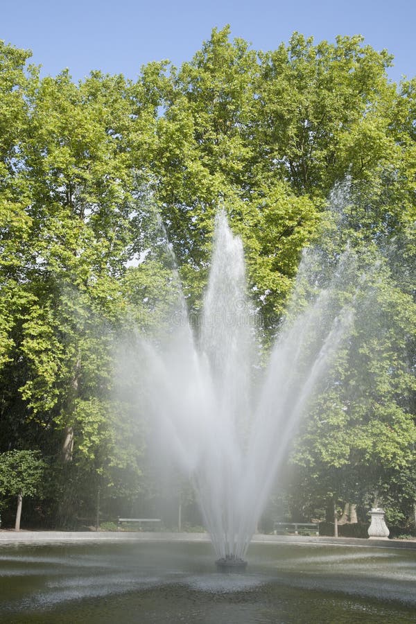 Fountain in Brussels Park - Parc de Bruxelles - Warandepark stock photo Fountain in Brussels Park - Parc de Bruxelles - Warandepark stock photo