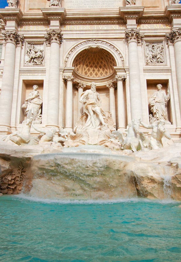 Fountain di Trevi in Rome, Italy stock images Fountain di Trevi in Rome, Italy stock images