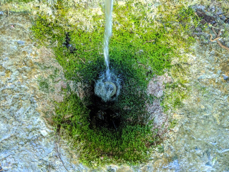 Fountain Drain stock photo. Image of mossy, abstract 181490442