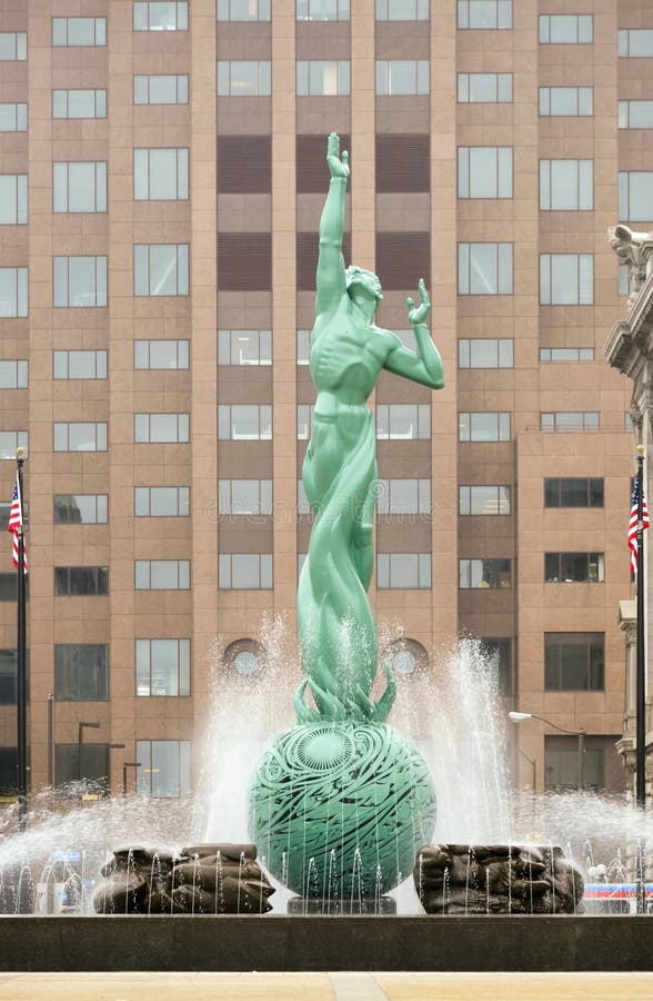 Fountain of Eternal Life Veterans Memorial Plaza Cleveland Ohio