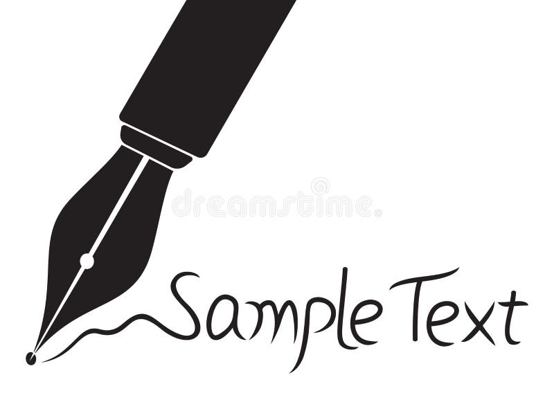 Fountain pen icon stock vector. Illustration of retro 53719683