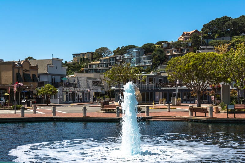 Fountain in Tiburon, California