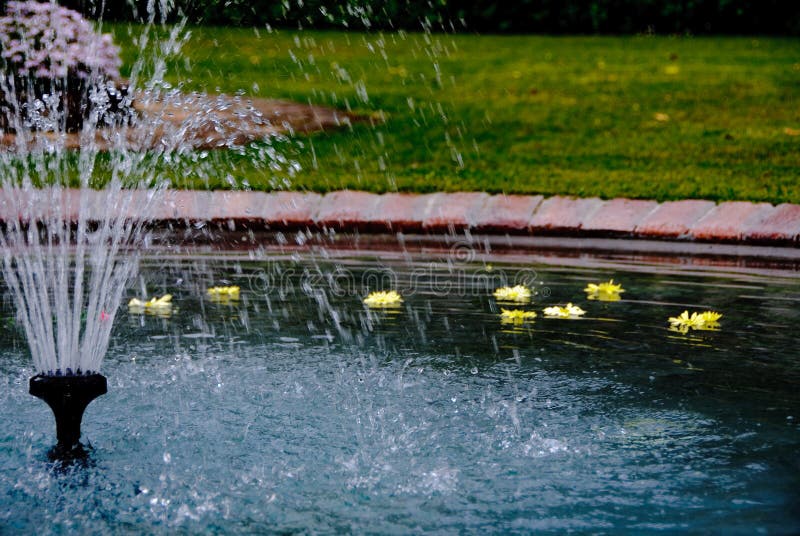 Fountain water