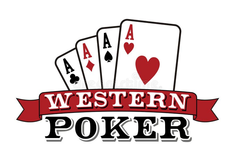 Four aces. Casino Poker Cards with red ribbon on white background. Vector available. Poker black white vectors