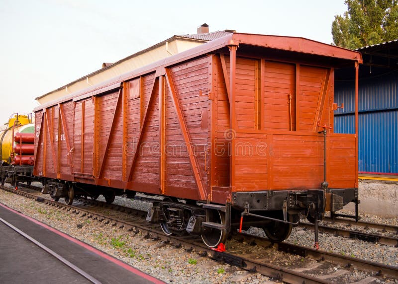 The Fouraxle Covered Freight Car of 1947 Editorial Photo Image of
