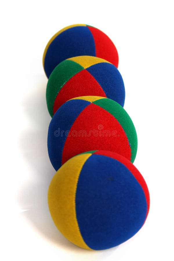 Four balls stock image. Image of color, colored, perspective - 18789359