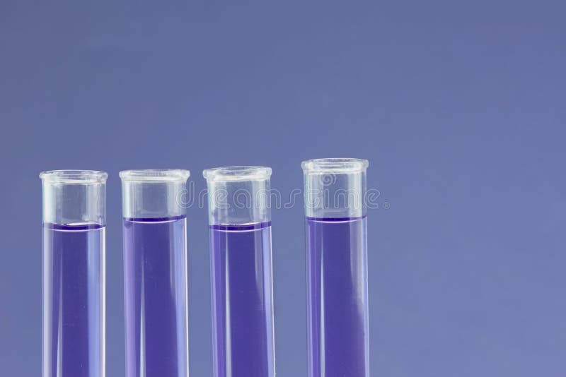 Four Blue Test Tube Closeup Stock Photo Image of glass, closeup 21509456