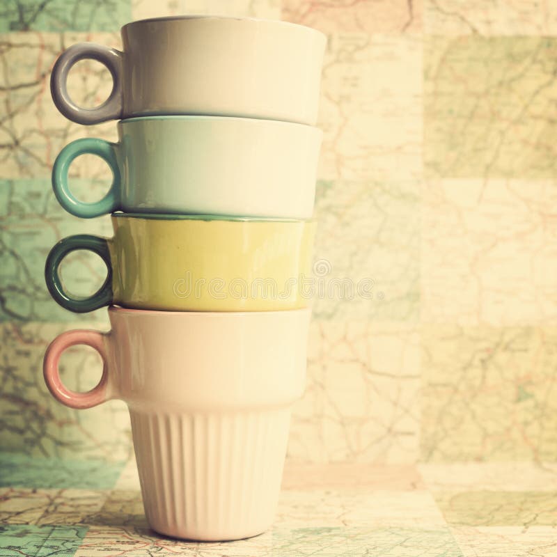 Four Coffee Cups