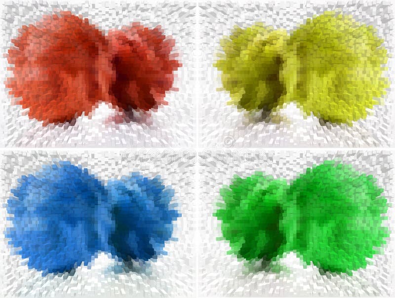 Four colors abstract background stock illustration Four colors abstract background stock illustration