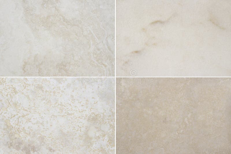 Four Different Beautiful High Quality Marble. Stock Photo Image of