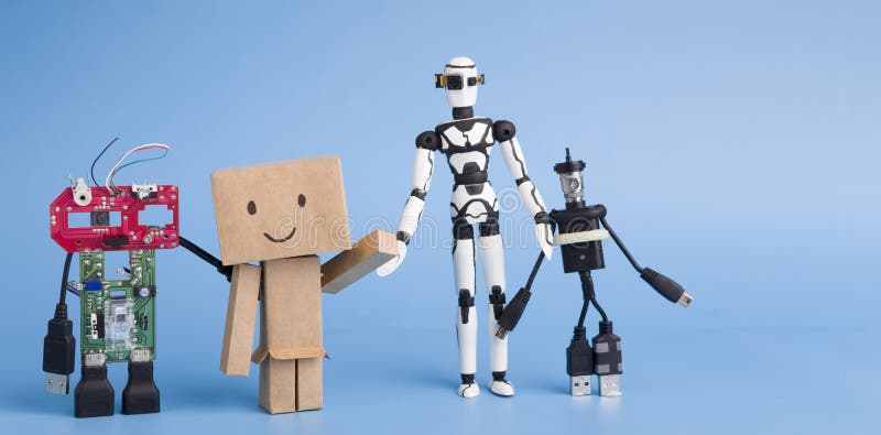 handmade robot toy