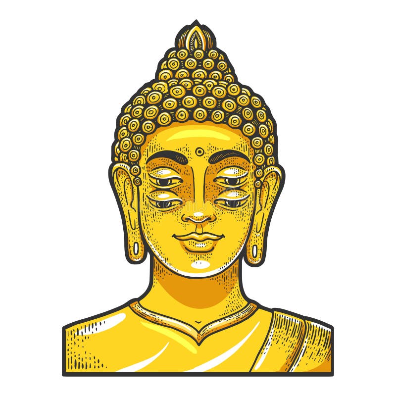 Buddha tattoo design stock vector. Illustration of supreme - 8835195