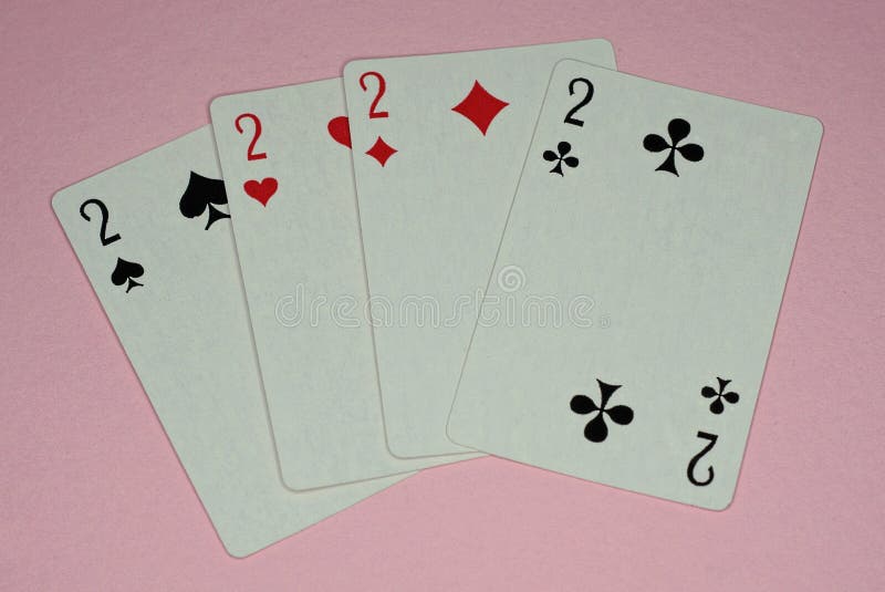 4 deuces stock photo. Image of face, hearts, lucky, gambling 15894292