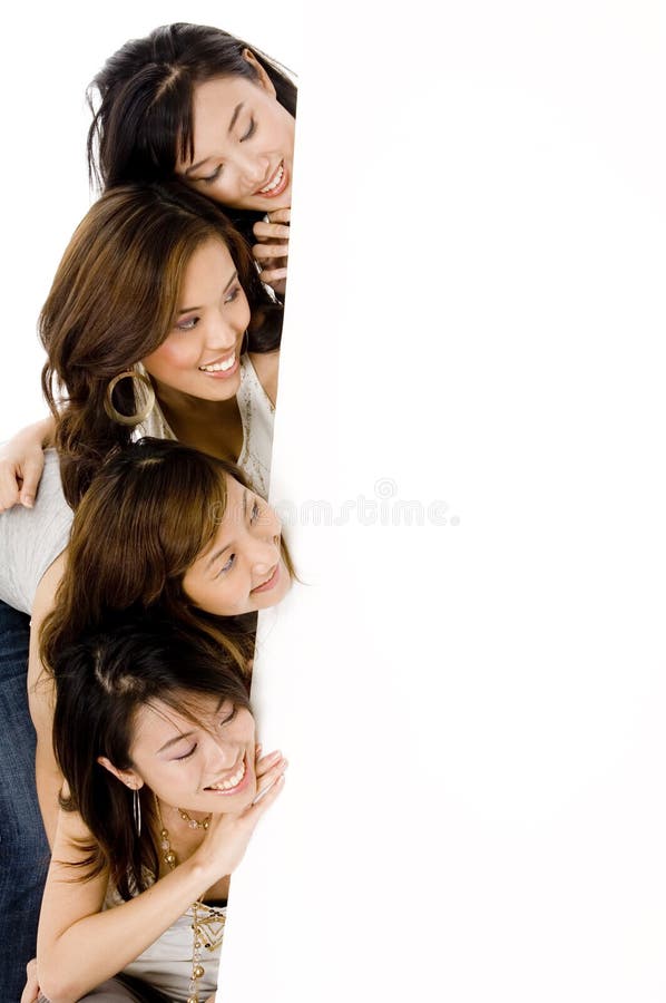 Four Girls and Sign