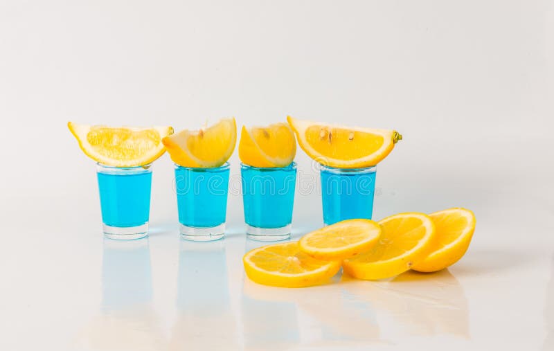Kamikaze drink stock photo. Image of isolated, line, blue - 18104884
