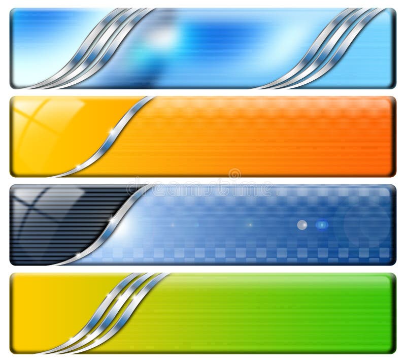 Four Horizontal Headers