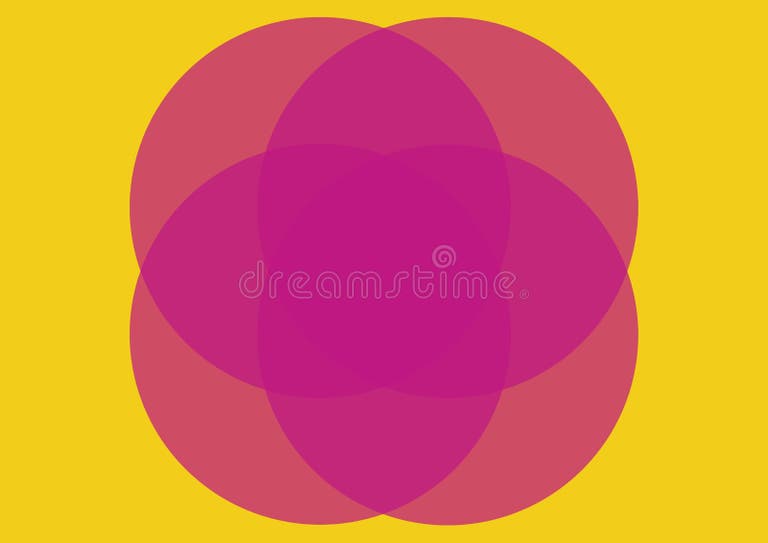 Four interlocking circles stock illustrations 23 four interlocking