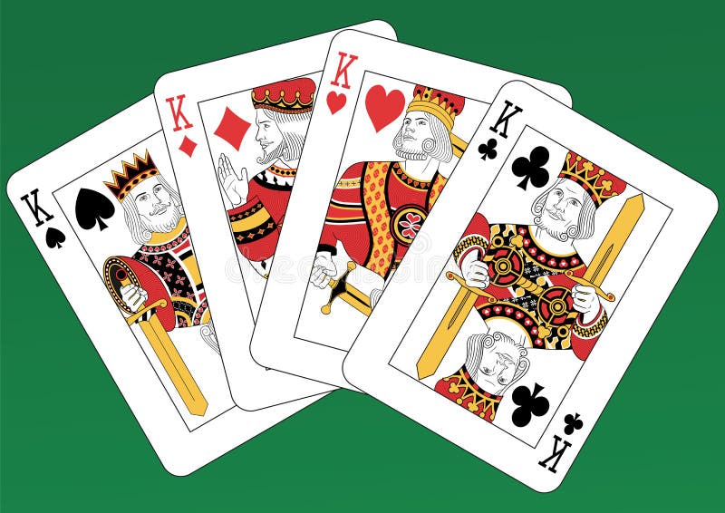 Playing Cards Four Kings Stock Illustrations – 58 Playing Cards Four Kings  Stock Illustrations, Vectors & Clipart - Dreamstime
