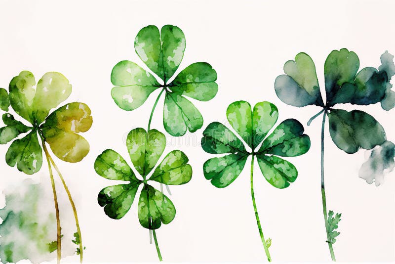 4 Leaf Clover Water Color Images – Browse 3,243 Stock Photos