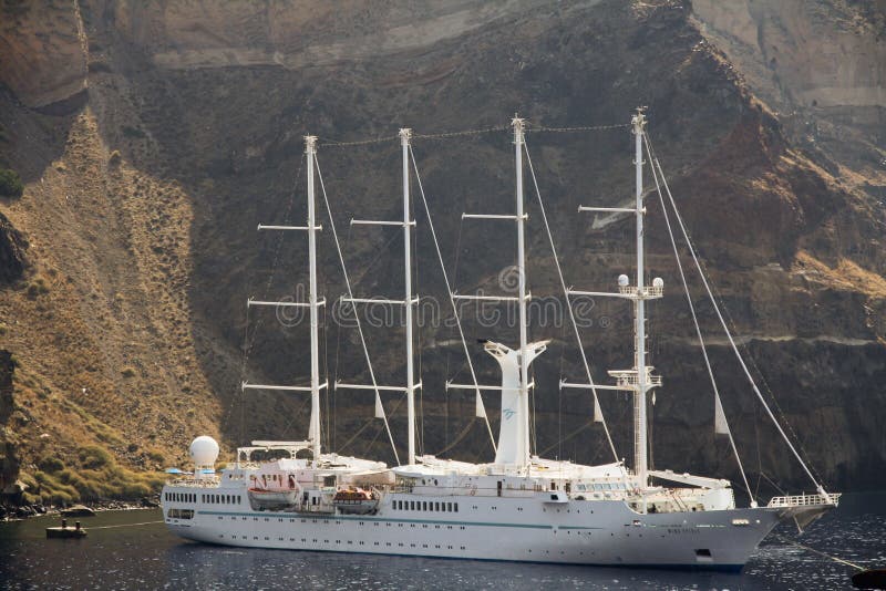 four masted sailing yacht