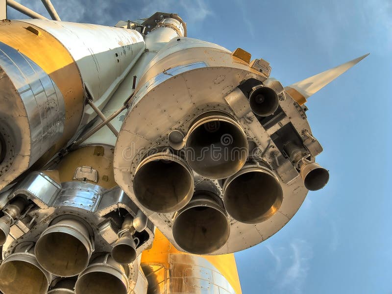 Saturn V Rocket Engines, Cape Canaveral, Florida Stock Photo Image of