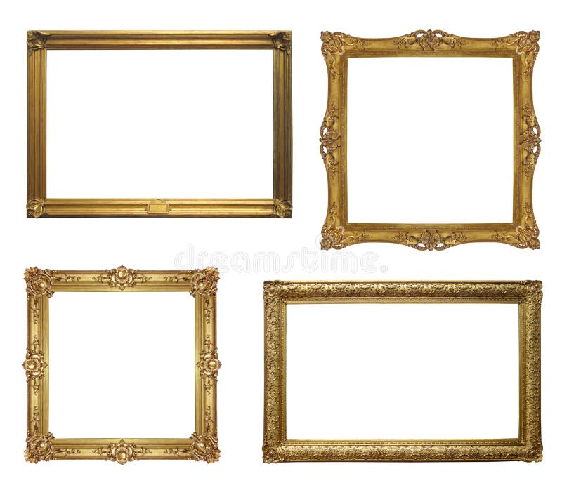 Four old antique frame - set