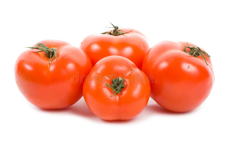 Four ripe tomatoes