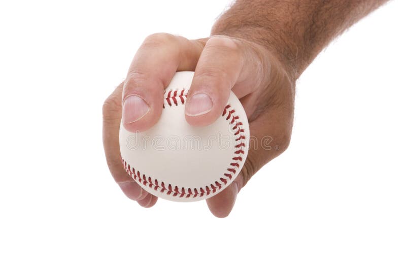 Four Seam Fastball Grip stock photo. Image of hardball 13246424