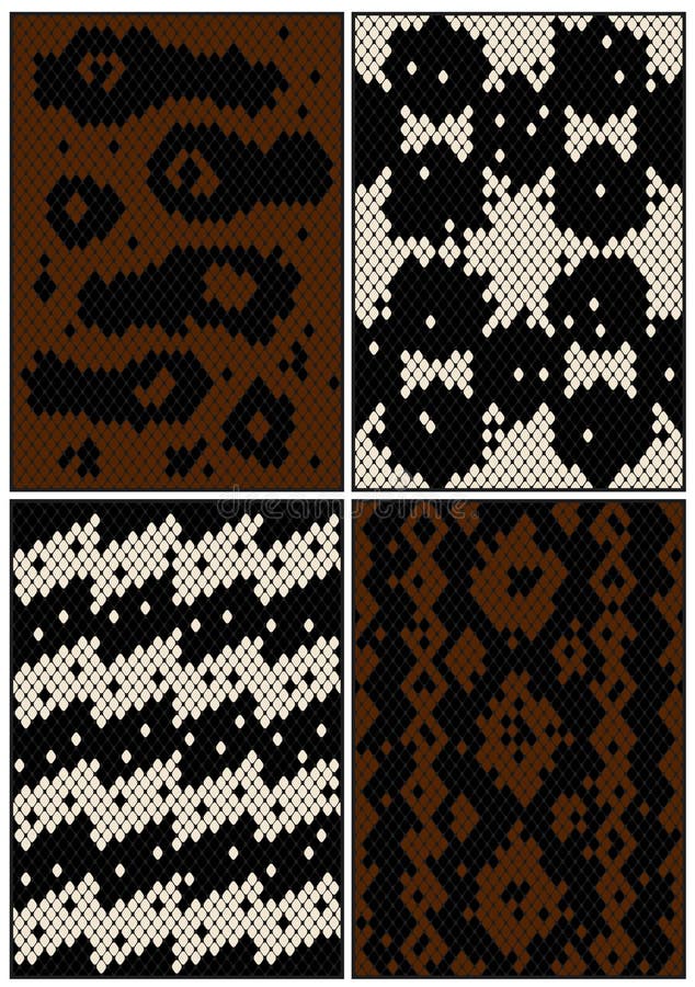 Four seamless patterns