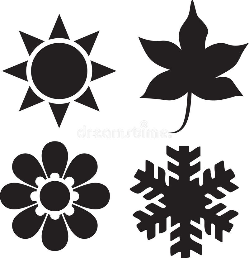 Four Seasons vector illustration Four Seasons vector illustration