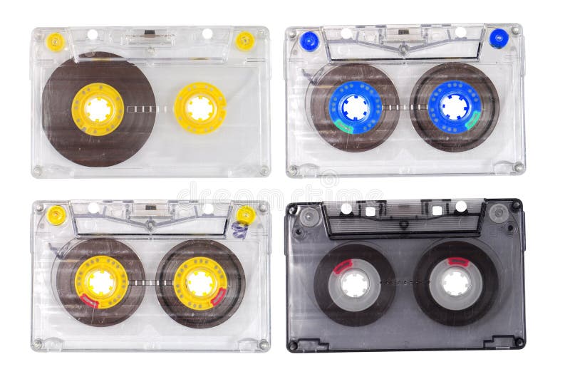 Four tape cassettes