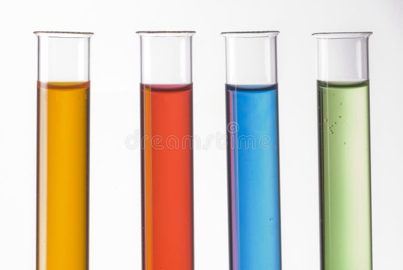 Four test tubes stock photo. Image of laboratory, glass 2747852