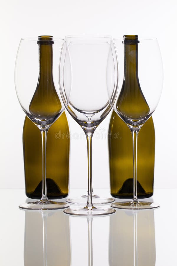 Four Wine Glasses stock image. Image of wineglass, drink 18826933