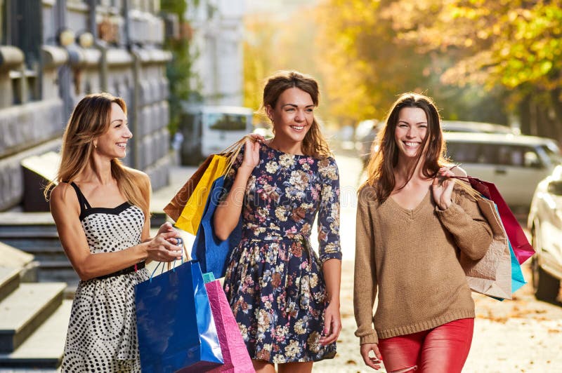 Four Women. shopping freetime