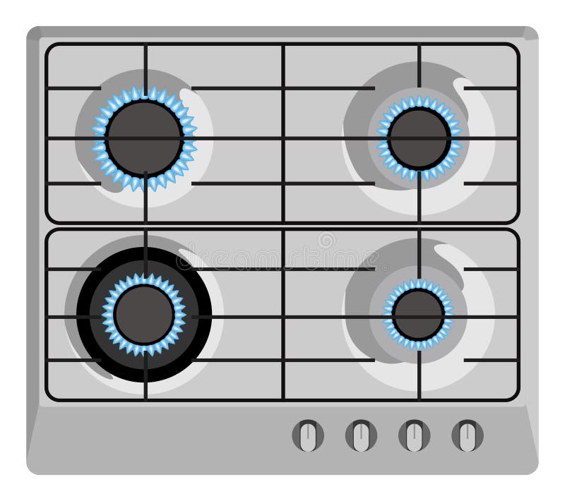 Fourneau gris illustration de vecteur Fourneau gris illustration de vecteur