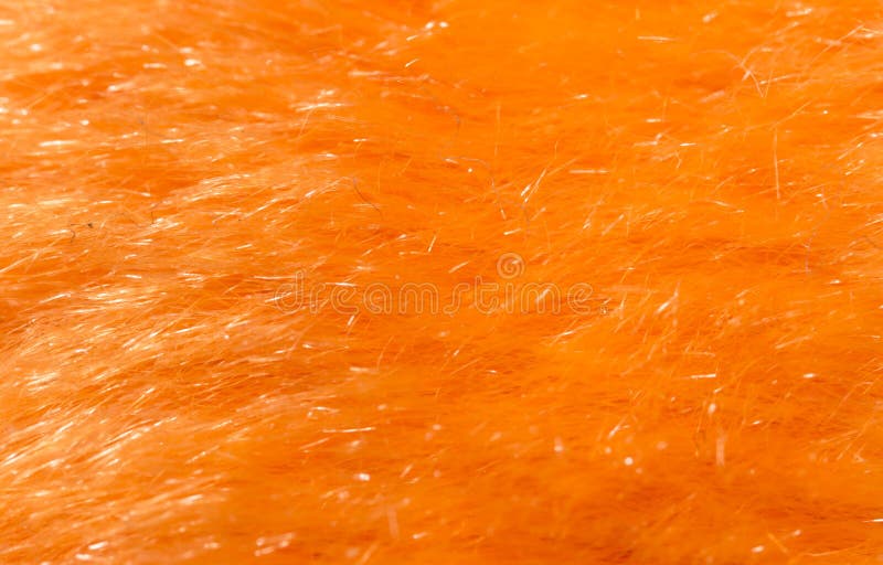 Fourrure orange comme fond Macro photos stock