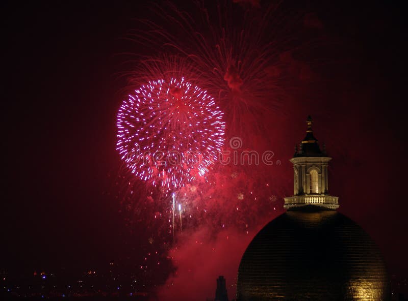 4th of july fireworks south of boston