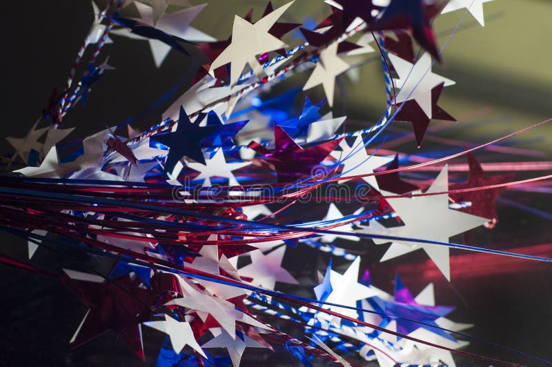 Fourth of july stars and stripes abstract background